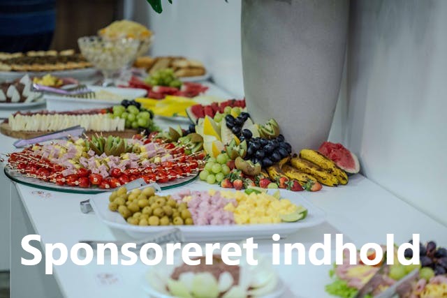 Catering-bord lavet til konfirmation